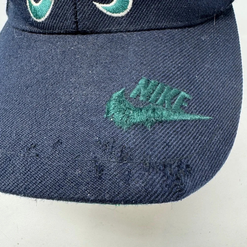 Vintage Nike Pinwheel Green Bay Packers Snapback Hat Black 90s NFL Cap